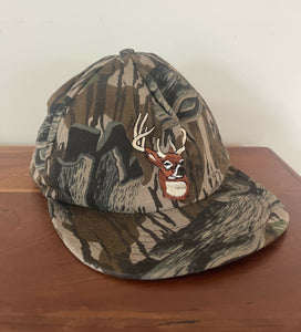 90’s Mossy Oak Treestand Deer Logo Snapback Hat 🇺🇸