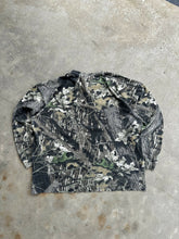 Load image into Gallery viewer, Vintage Duxback Quarter-Button MossyOak Breakup Camo Shirt (L)