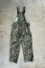 Load image into Gallery viewer, Mossy Oak Green Leaf Cargo Overalls (L)