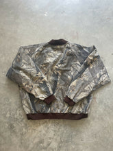 Load image into Gallery viewer, 1990’s Realtree Hardwoods Camo NWTF Bomber Jacket (2XL)