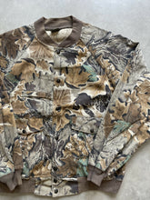 Load image into Gallery viewer, Vintage Realtree Advantage Camo Bomber Jacket (XL)