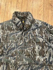 Vintage Browning Treestand Camo Goose Down Jacket (XXL)