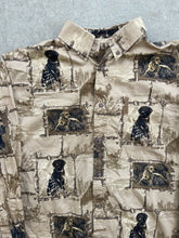 Load image into Gallery viewer, 00’s Labrador Retriever Button Up Shirt (M)