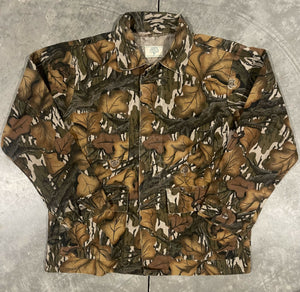 90’s Mossy Oak Fall Foliage 3 Pocket Jacket (XL)🇺🇸