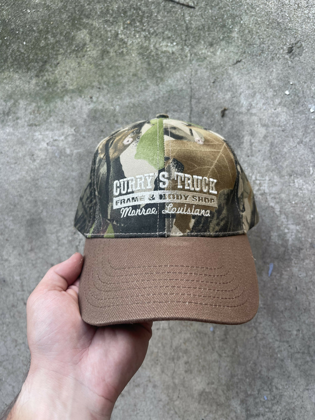 Camo “Curry’s Trucks” Hat