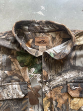 Load image into Gallery viewer, Vintage Duxbak Realtree Advantage Timber Camo Button-Up Shirt (L)