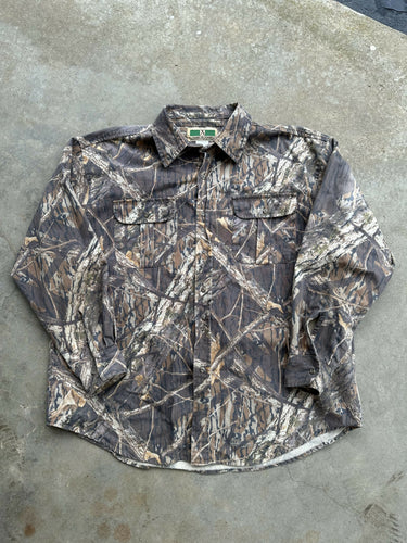 Vintage Game Winner Shadowbranch Chamois Button Up (2XL)