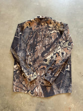 Load image into Gallery viewer, Vintage Mossy Oak Gen 1 Breakup Camo Snap Button Shirt (L)