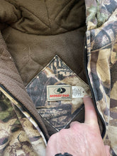 Load image into Gallery viewer, Vintage Mossy Oak Forest Floor Camo Hooded Jacket (M)