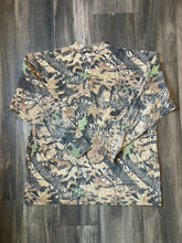 Load image into Gallery viewer, Vintage Mossy Oak Forest Floor Camo Henley Shirt (2XL)