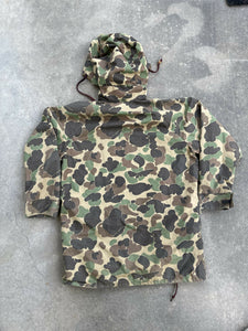 Vintage Duxbak Duck Camo Rain Jacket With Hood (M)