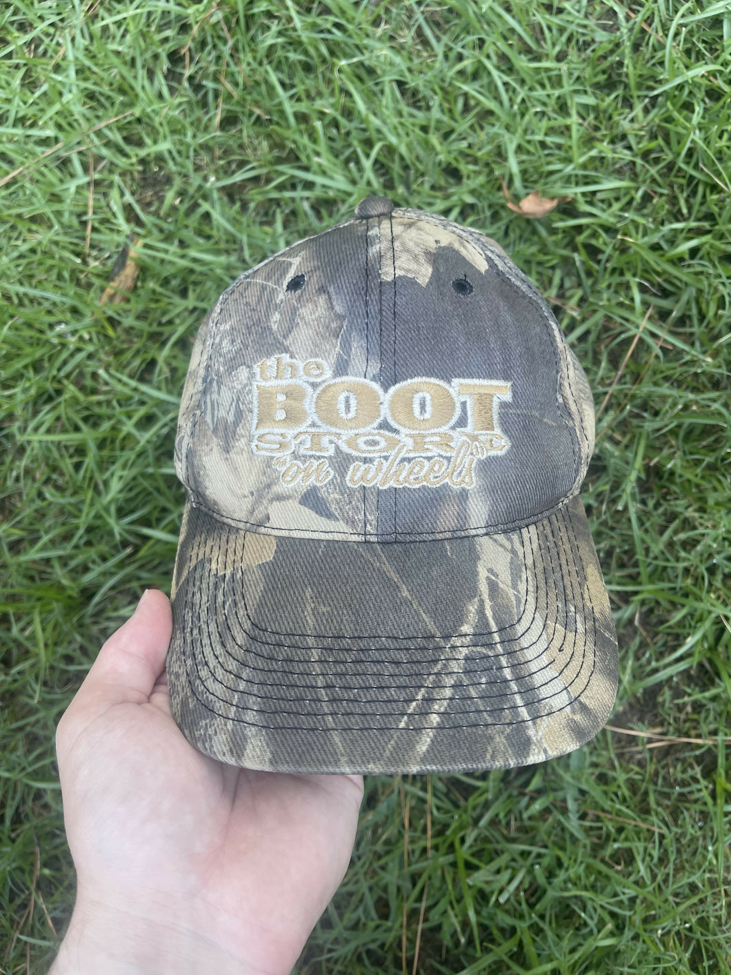 MossyOak Breakup Camo “Boot Store On Wheels” Hat