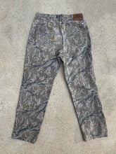Load image into Gallery viewer, 90’s Mossy Oak Camo Denim Treestand Pants (30x28) 🇺🇸