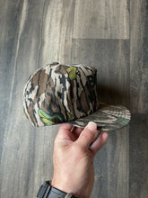 Load image into Gallery viewer, Vintage Mossy Oak Greenleaf Camo “Best Distributing CO.” SnapBack Hat