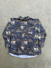 Load image into Gallery viewer, 00’s Blue Upland Game Graphics Button-Up (XXL)