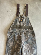 Load image into Gallery viewer, Vintage Carhartt Mossy Oak Treestand Camo Overalls (L)