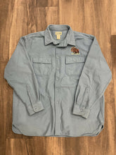 Load image into Gallery viewer, Vintage Turkey Embroidered Chamois Shirt (XL)