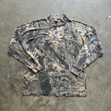 Load image into Gallery viewer, Vintage Mossy Oak Breakup Camo Mock Neck Shirt (XL)