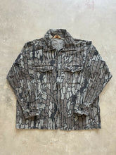 Load image into Gallery viewer, Vintage Trebark Camo Zip Up chamois Pullover (L)