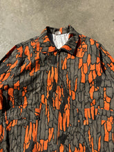 Load image into Gallery viewer, Vintage Hunters Orange Treebark Camo Button-Up (XL)