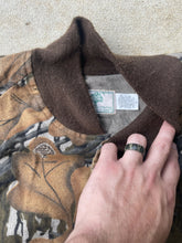 Load image into Gallery viewer, Vintage Mossy Oak Fall Foliage Camo Bomber Jacket (XL)