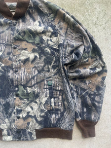 90’s MossyOak Breakup Camo Bomber Jacket (XL) 🇺🇸