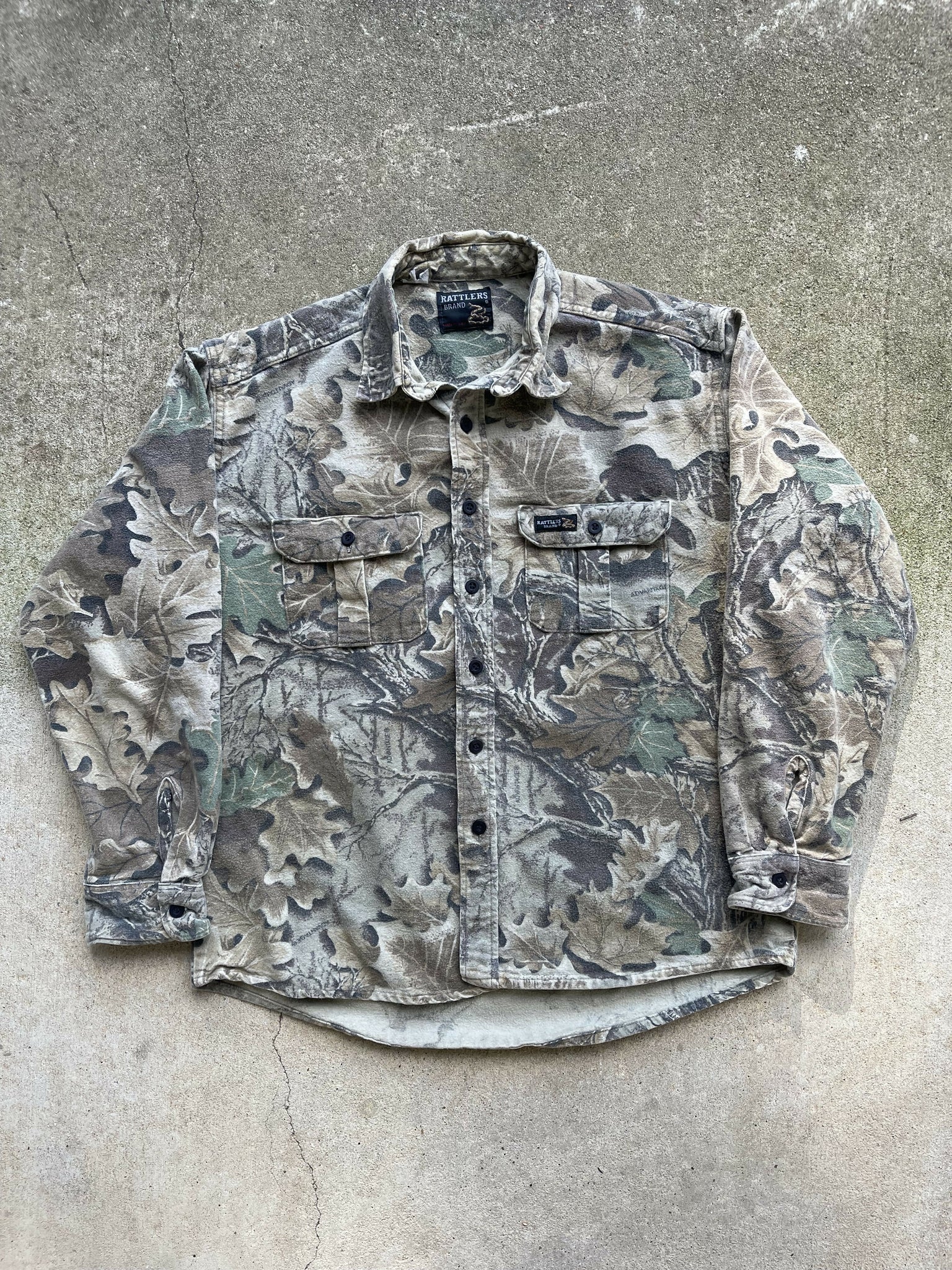 Vintage Rattlers Brand Realtree Advantage Camo Chamois (M) – Camoretro