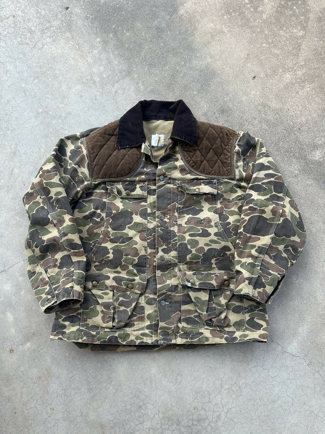 80’s Carhartt Duck Camo Jacket (XL) 🇺🇸