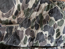 Load image into Gallery viewer, Vintage Carhartt insulated lined overalls bibs vintage duck hunting camo made in USA men’s size 36x30 Union made