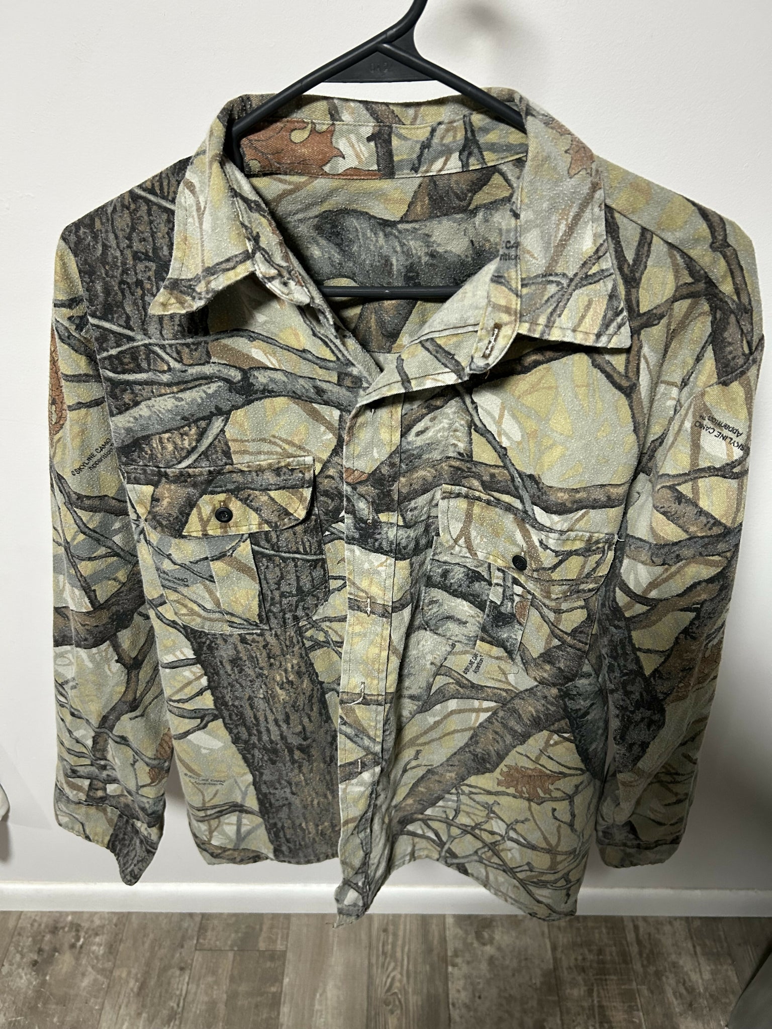 Skyline camo button up – Camoretro