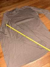 Load image into Gallery viewer, Companions Mossy Oak Vintage Brown Tan Long Sleeve Henley hunting T Shirt Mens LG