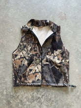 Load image into Gallery viewer, Vintage Mossy Oak Breakup Camo Fleece Vest (M)