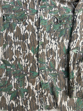 Load image into Gallery viewer, Vintage Mossy Oak Greenleaf Button Up Shirt (XL) (Some Distressing and Missing Buttons)