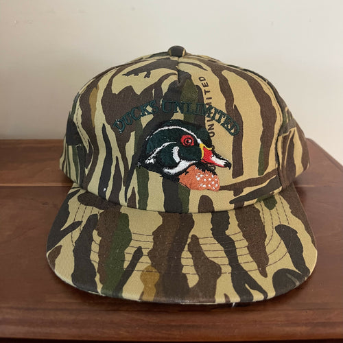 Ducks Unlimited Rattlers Camo Wood Duck Hat