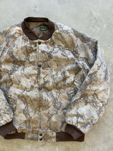 Load image into Gallery viewer, Vintage Natural Gear Bomber Jacket (L)