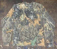 Load image into Gallery viewer, Vintage Jerzees Outdoors Youth long sleeve t-shirt Mossy Oak camouflage