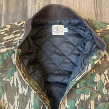 Load image into Gallery viewer, 1990’s Ruddy Duck Mossy Oak Greenleaf Camo Insulated Bomber Jacket (2XL)
