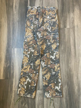 Load image into Gallery viewer, 1990’s Mossy Oak Fall Foliage Camo Adjustable Waist Pants (XS)