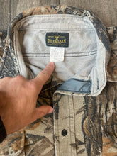 Load image into Gallery viewer, 1990’s Deerskin Realtree Extra Brown Camo Chamois Shirt (2XL)