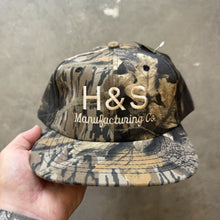 Load image into Gallery viewer, Vintage Mossy Oak Breakup Camo H&amp;S Manufacturing CO. Hat