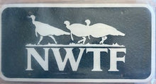 Load image into Gallery viewer, "RETRO" NWTF Solid Aluminum License Plate