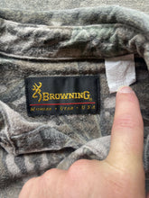 Load image into Gallery viewer, Vintage Browning MossyOak Treestand Camo Chamois (M)