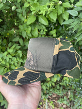 Load image into Gallery viewer, 80’s Longbeard Turkey Duck Camo SnapBack Hat