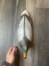 Load image into Gallery viewer, Vintage Wooden Mallard Duck Decoy