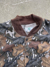 Load image into Gallery viewer, Vintage MossyOak Fall Foliage Bomber Jacket (XXL)