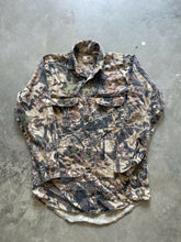 Load image into Gallery viewer, Vintage Mossy Oak Forest Floor Camo Button Up Shirt (M)