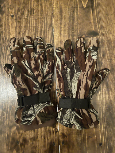 Vintage Mossy Oak Treestand Camo Gloves