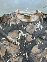 Load image into Gallery viewer, Vintage Distressed Mossy Oak Fall Foliage Camo Long Sleeve Shirt (XL)