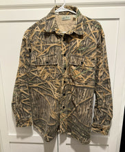 Load image into Gallery viewer, LL Bean Mossy Oak Shadow Grass Chamois Shirt (L)
