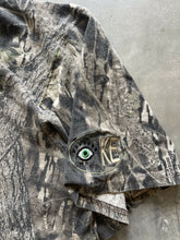 Load image into Gallery viewer, Vintage Mossy Oak Breakup Camo Polo Shirt (XL)